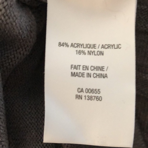 NWT Reitman's Grey Sweater Dress with 3/4 Sleeves - Picture 9 of 14